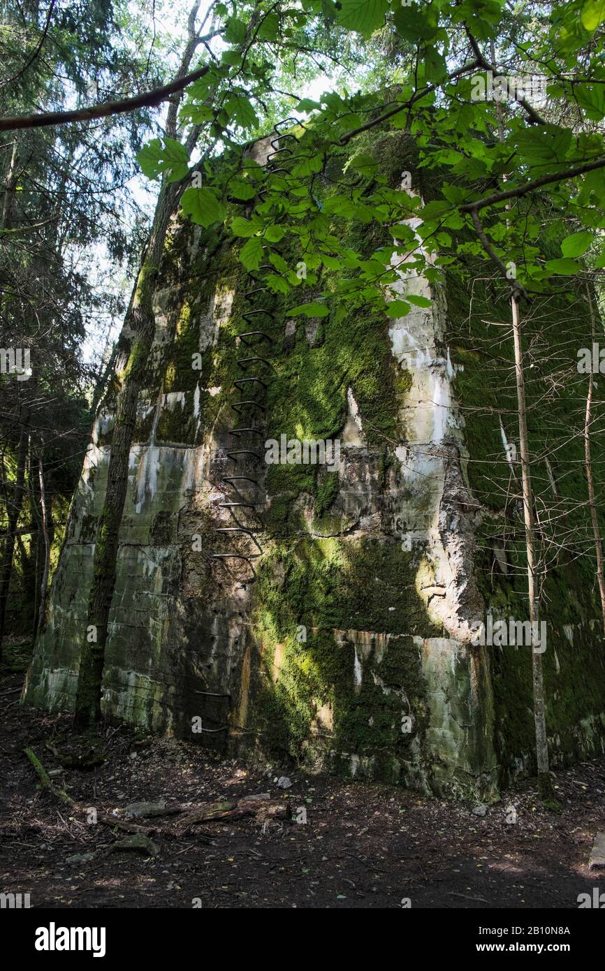 Bunkeranlage in Wolfs Lair, Ketrzyn, Masuren, Polen, Europa Stockfoto