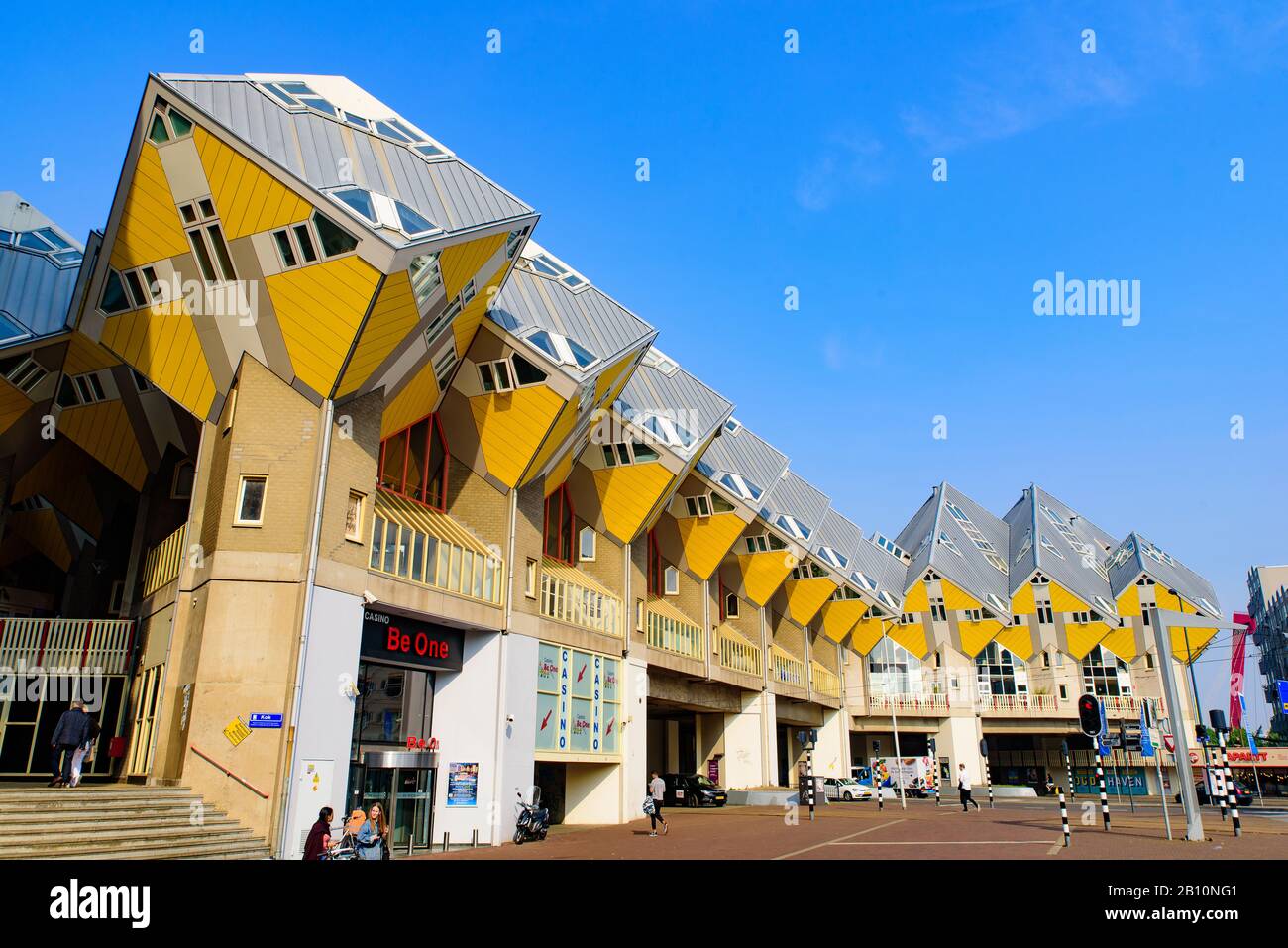 Cube Häuser in Rotterdam, Niederlande Stockfoto