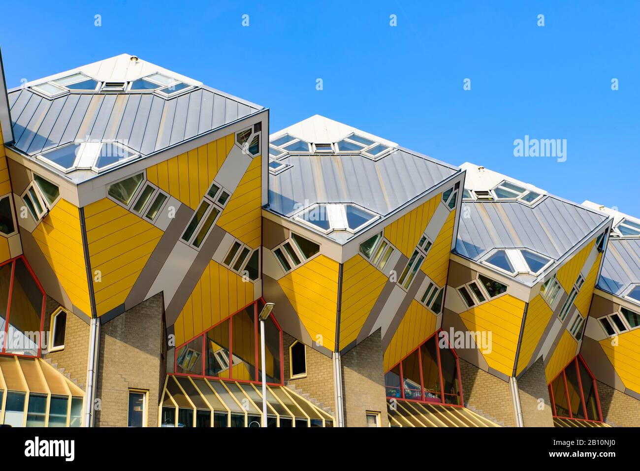 Cube Häuser in Rotterdam, Niederlande Stockfoto