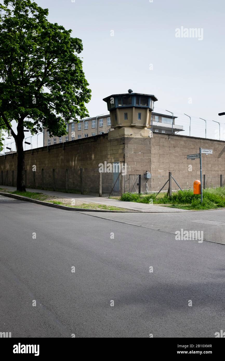 Ehemalige Stasi-Strafanstalt, Gedenkstätte Hohenschönhausen, Berlin, Deutschland Stockfoto