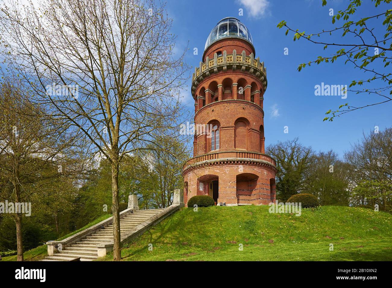 E.M. Arndt-Turm auf dem Rugard in Bergen, Rügen, Mecklenburg-Vorpommern, Deutschland Stockfoto