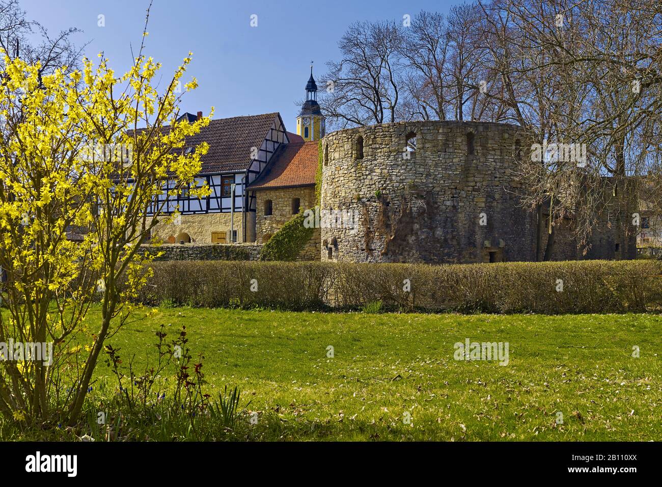 Wasserburg Schkölen, SaaleHolzlandKreis, Thüringen, Deutschland