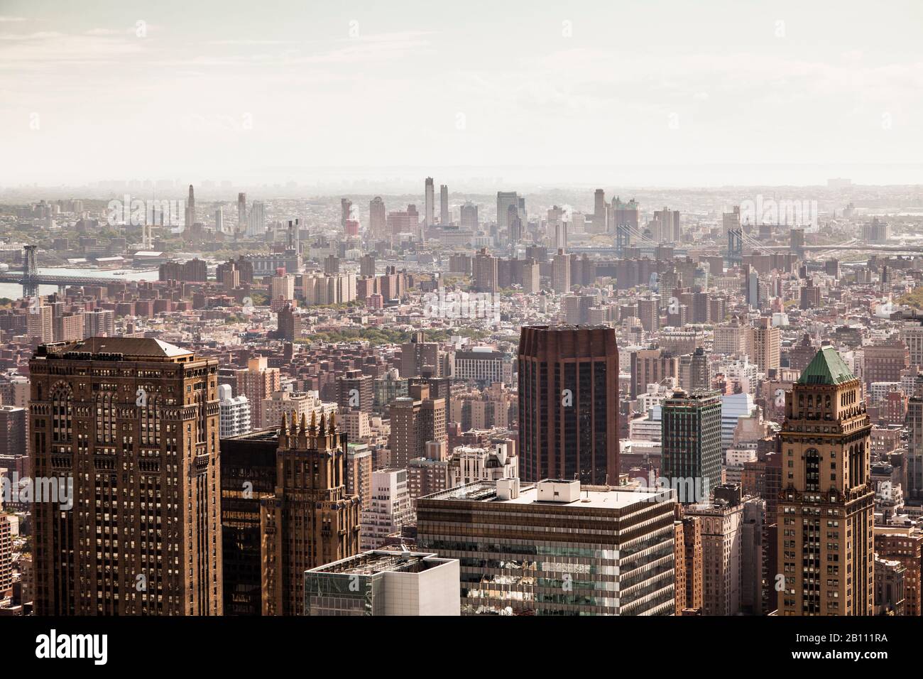 Skyline von Brooklyn, New York, USA Stockfoto