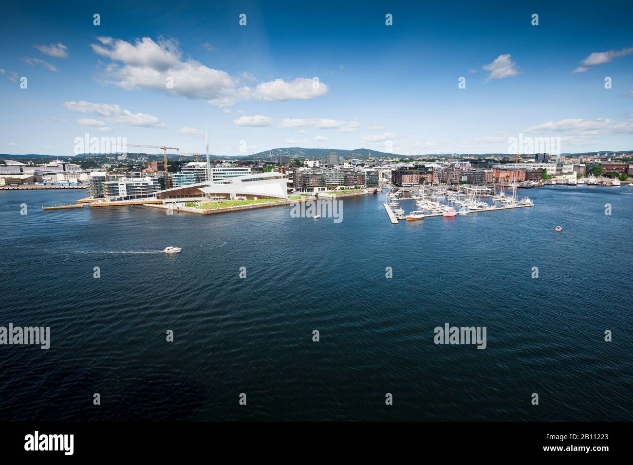 Stadtbild von Oslo, Norwegen Stockfoto