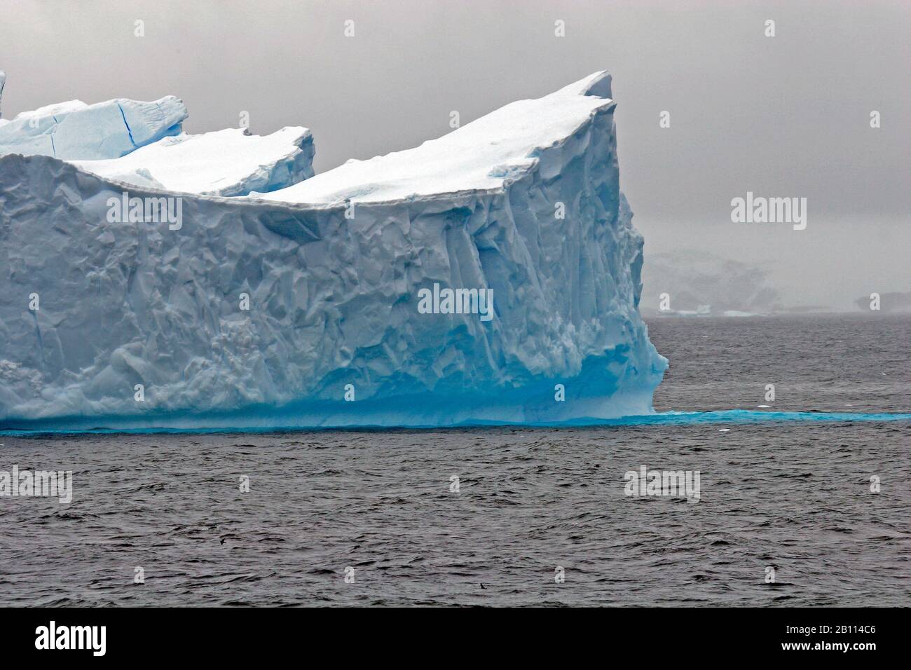 Eisberg in der Gerlache Strait, Antarktis Stockfoto