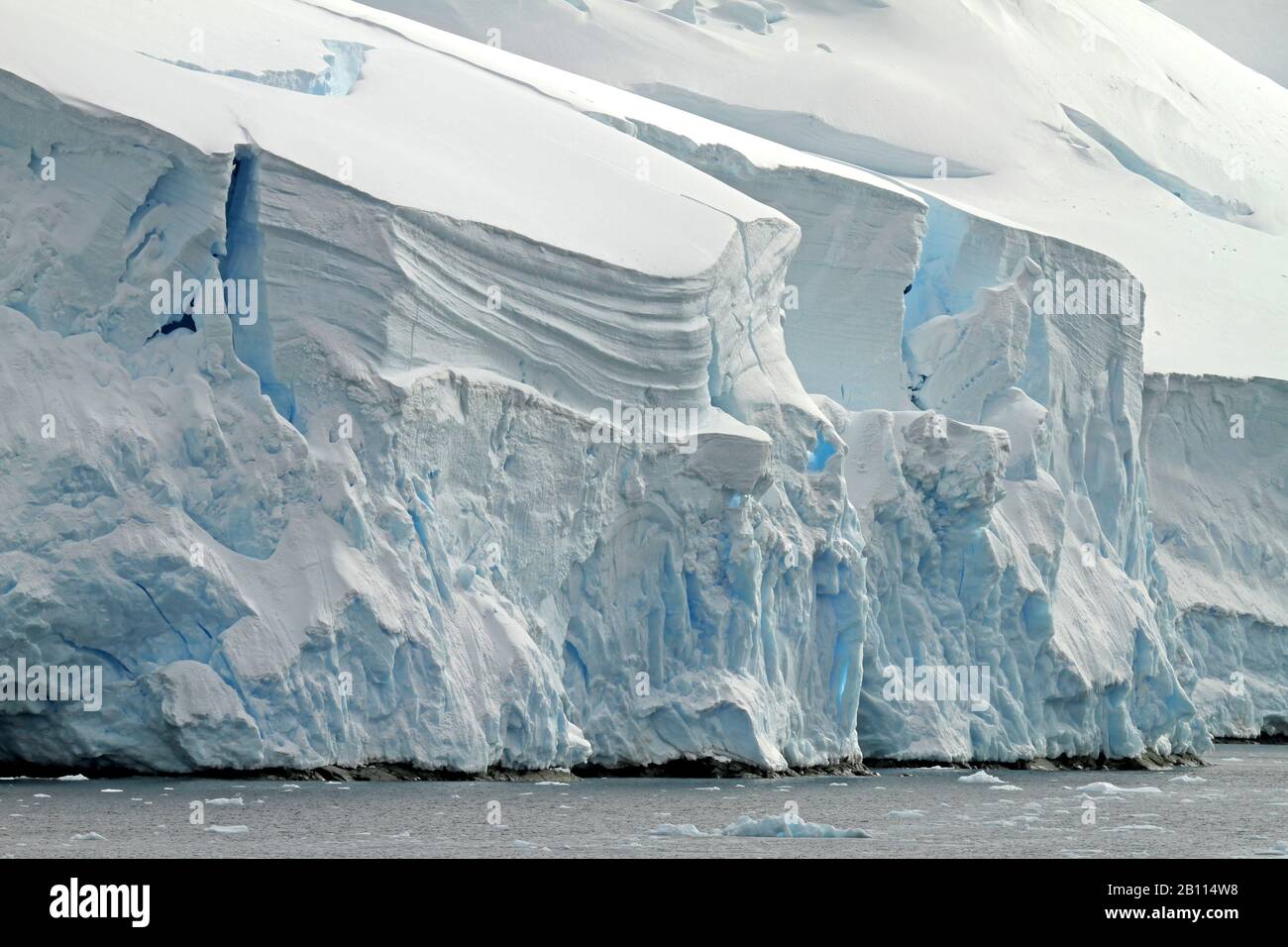 Eis in der Gerlache Strait, Antarktis Stockfoto