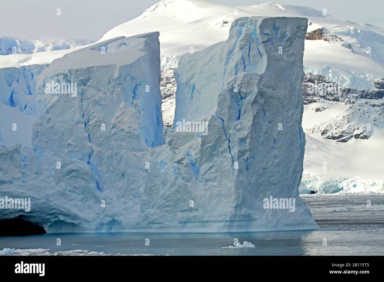 Eisberg in der Gerlache Strait, Antarktis Stockfoto
