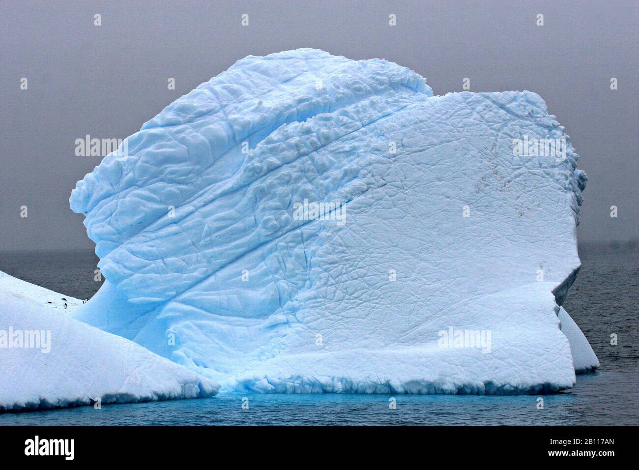 Eisberg im Weddell-Meer, Antarktis, Weddell-Meer Stockfoto