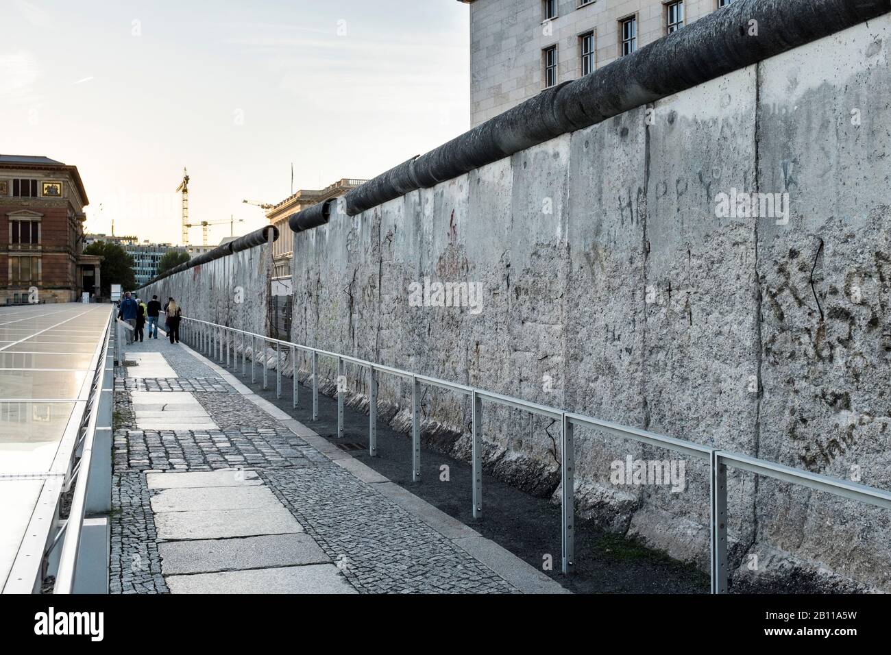 Berliner Mauer, Niederkirchnerstraße, Kreuzberg, Berlin, Deutschland Stockfoto