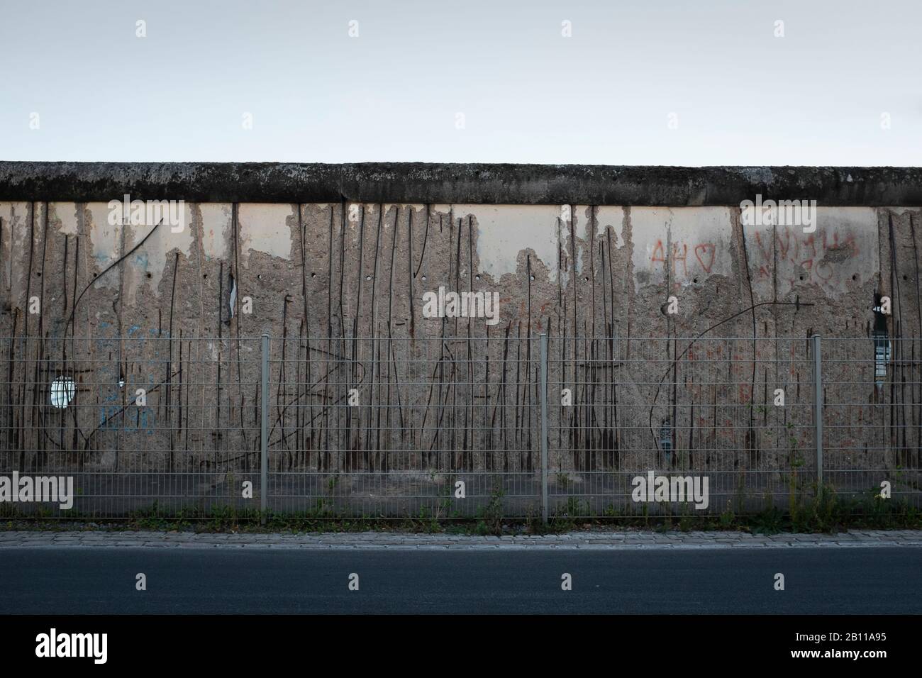 Berliner Mauer, Niederkirchnerstraße, Kreuzberg, Berlin, Deutschland Stockfoto