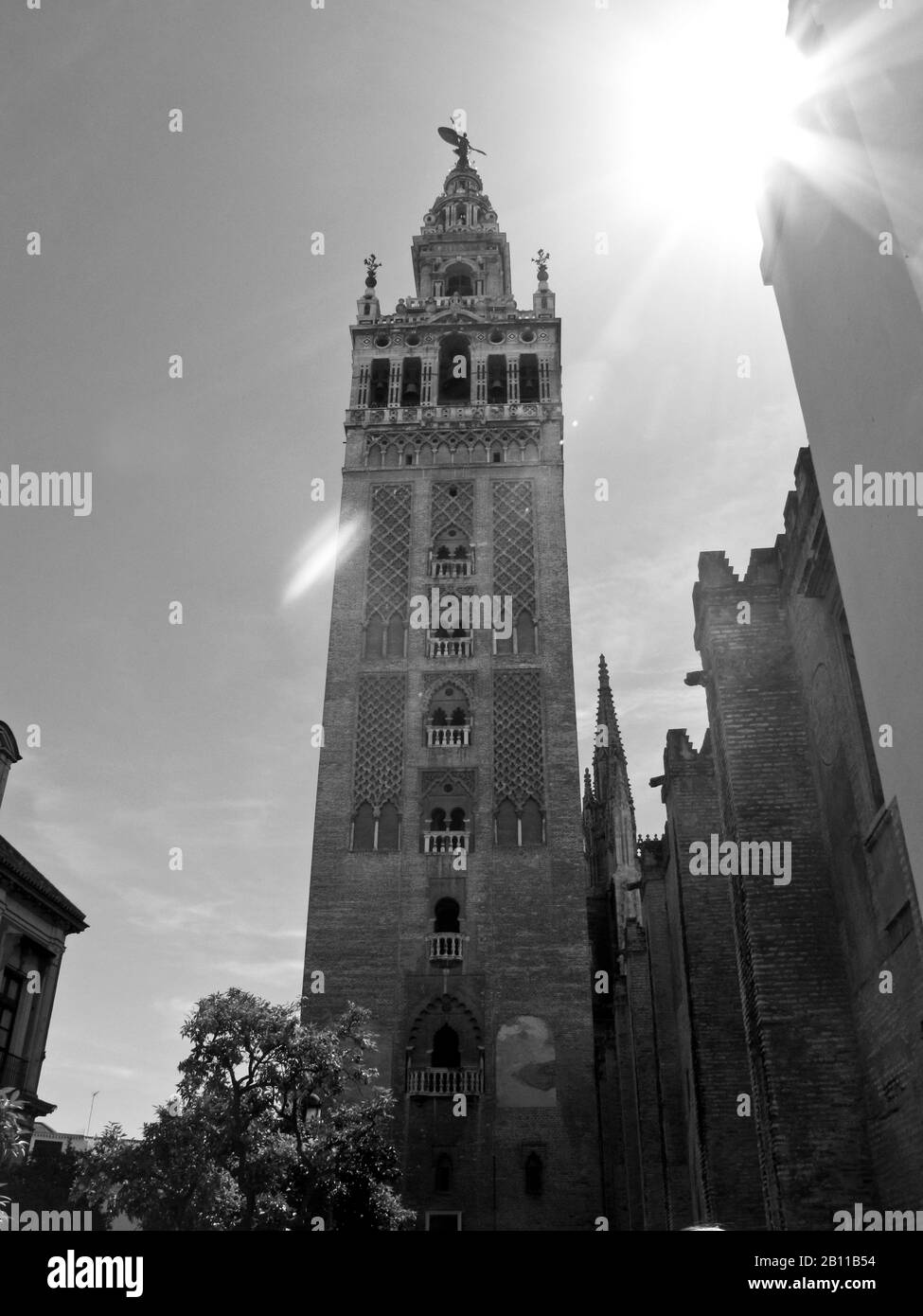 La Giralda. Sevilla. Andalusien. Spanien Stockfoto