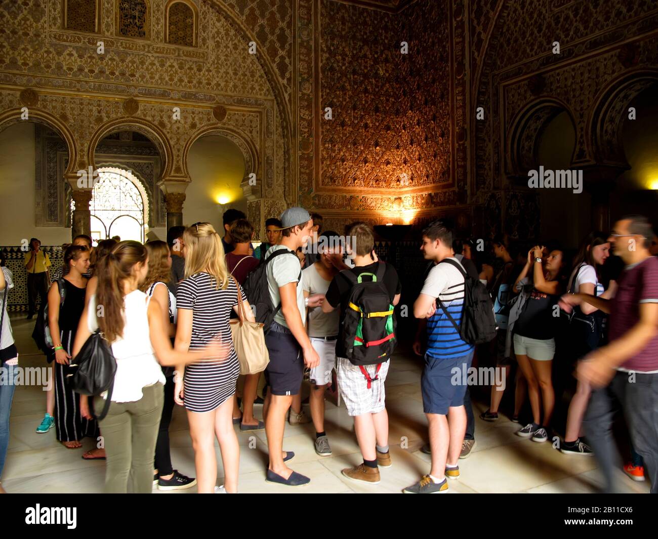 Reales Alcazares. Sevilla. Andalusien. Spanien Stockfoto