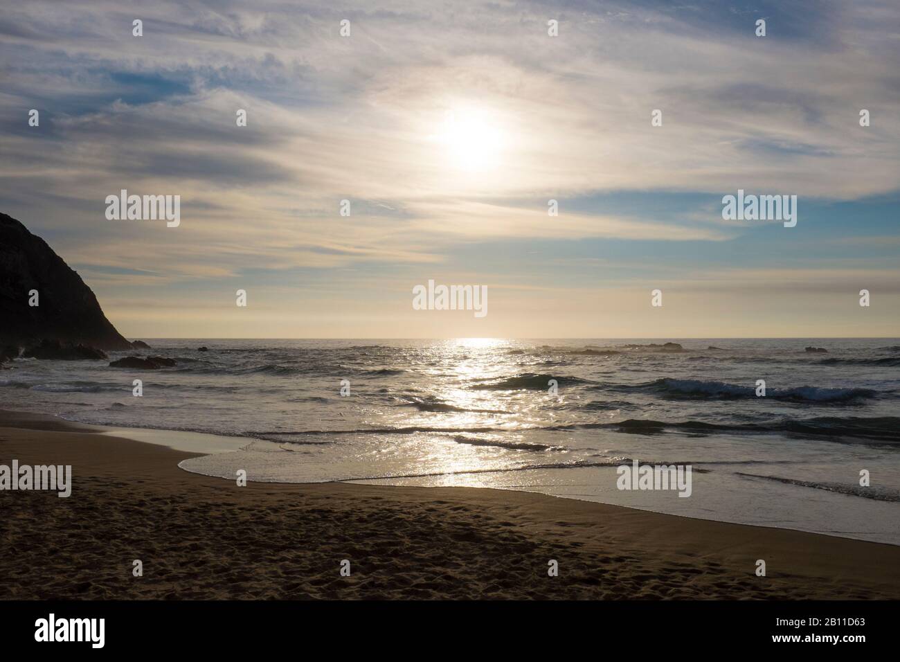 Strand Vale Dos Homens, Gemeinde Aljezur, Algarve, Portugal, Europa Stockfoto