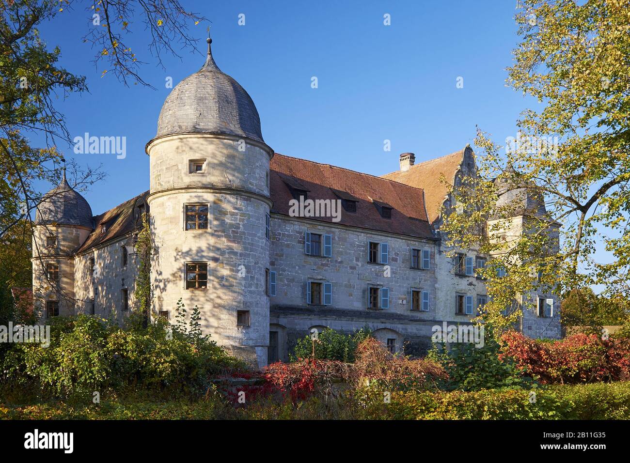 Schloss Mitwitz, Oberfranken, Bayern, Deutschland Stockfoto