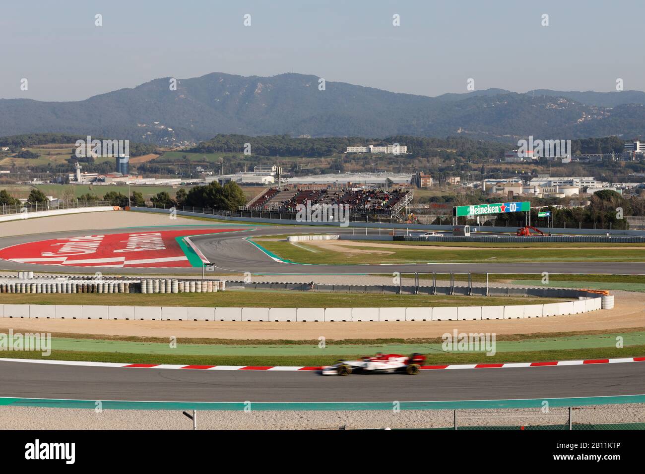 F1 Wintertests in Montmelo Circuit, Barcelona, Spanien Stockfoto