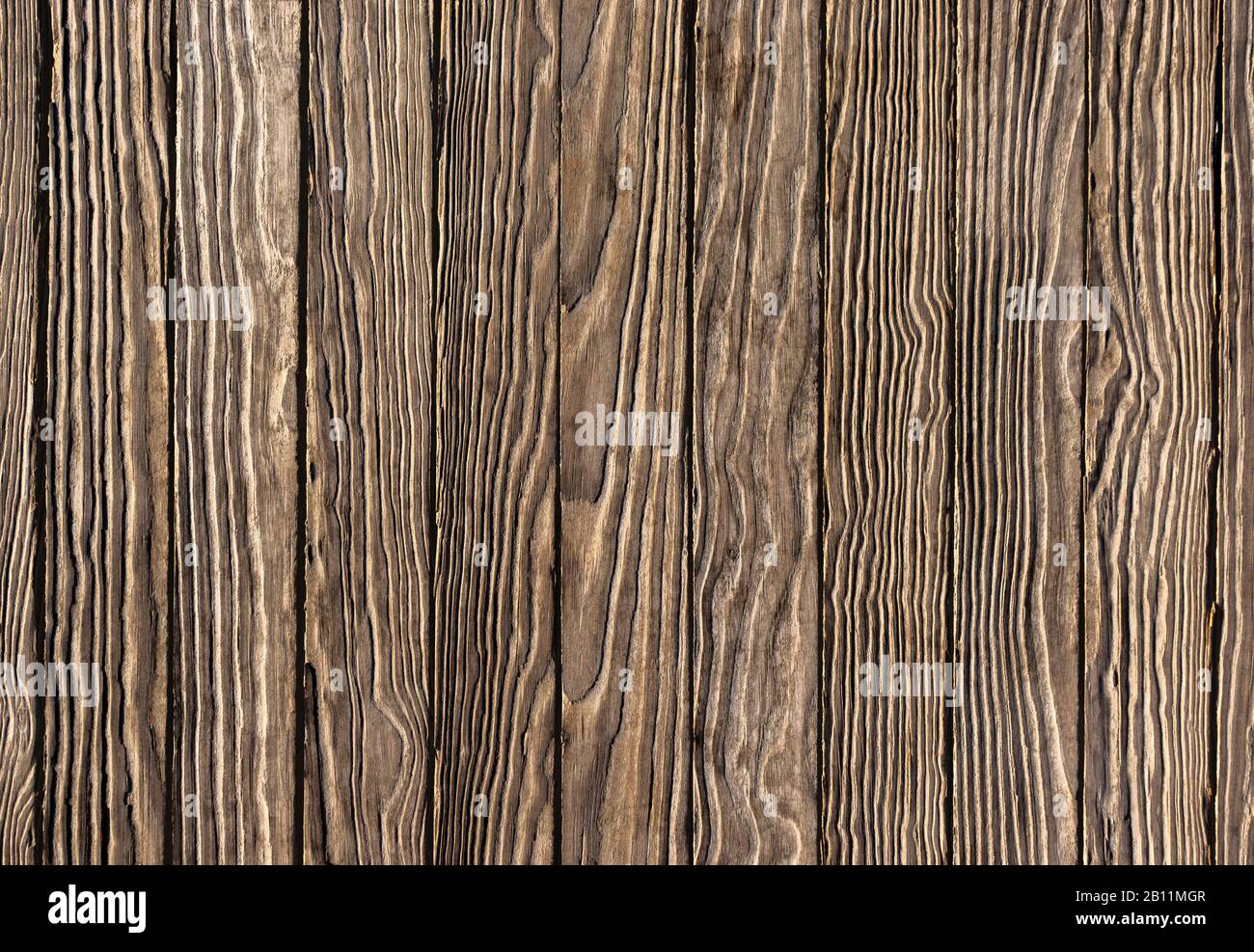 Alte Holztextur. Dunkler Grunge Plank Holzhintergrund, Draufsicht. Braunes Naturbaumaterial Aus Holz. Vintage Wood Grain Floor Laminat Layout Patt Stockfoto