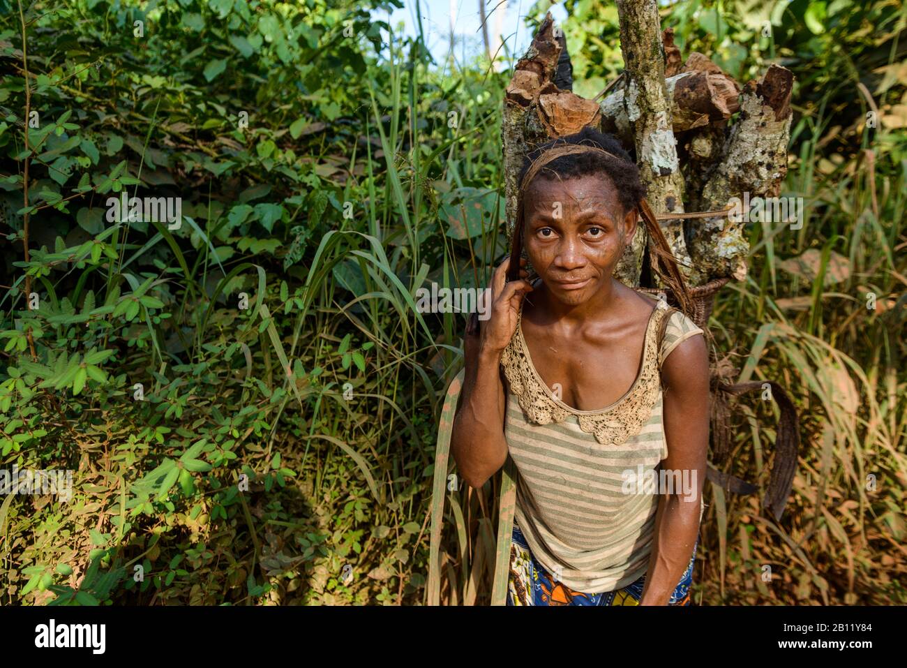Menschen aus der Demokratischen Republik Kongo, Afrika Stockfoto