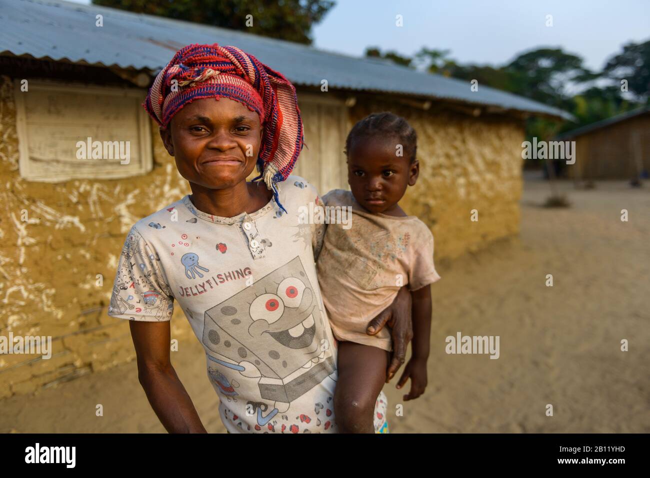 Menschen aus der Demokratischen Republik Kongo, Afrika Stockfoto