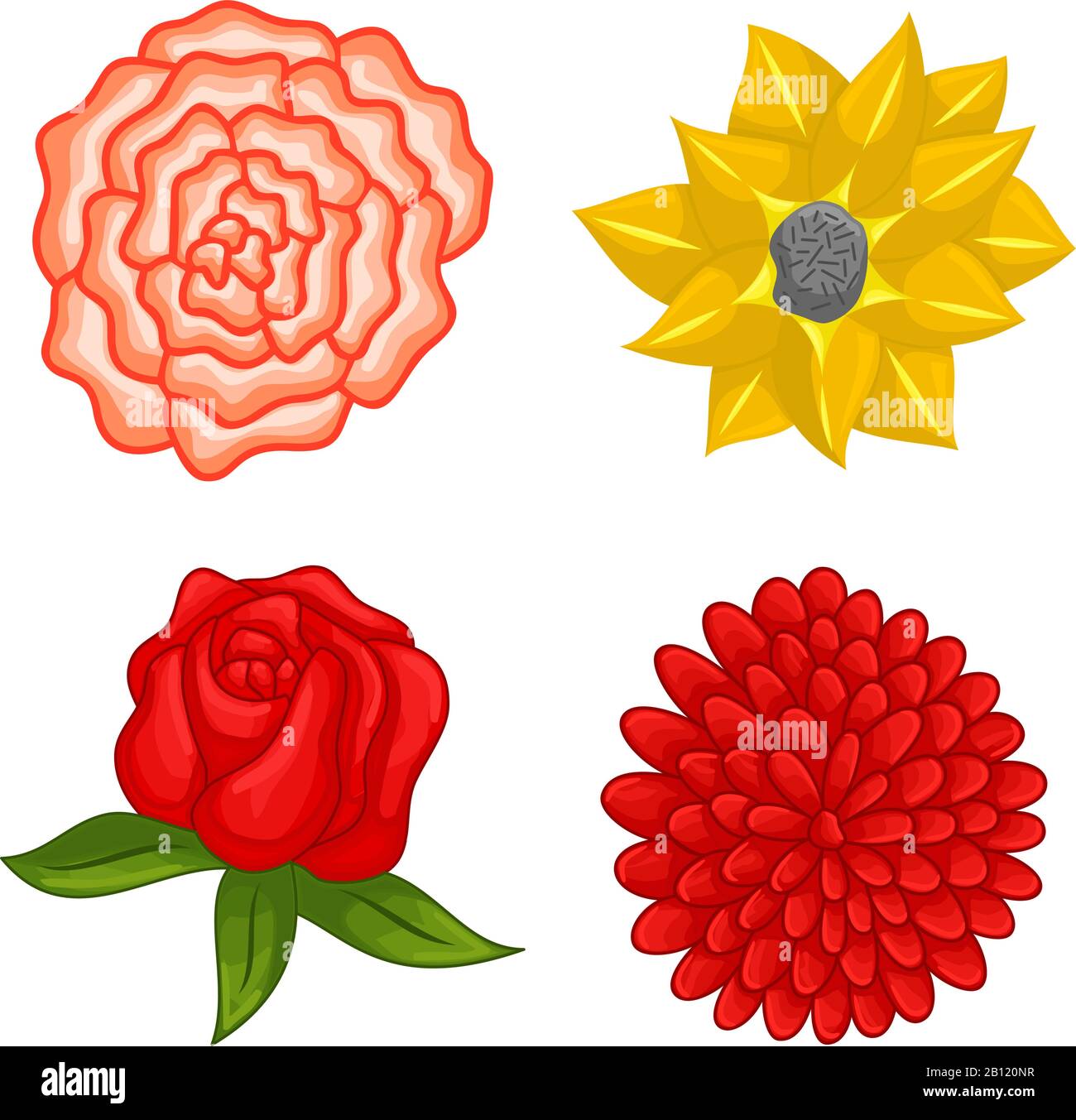 Sonnenblumenmotiv Stock Vektorgrafiken Kaufen Alamy