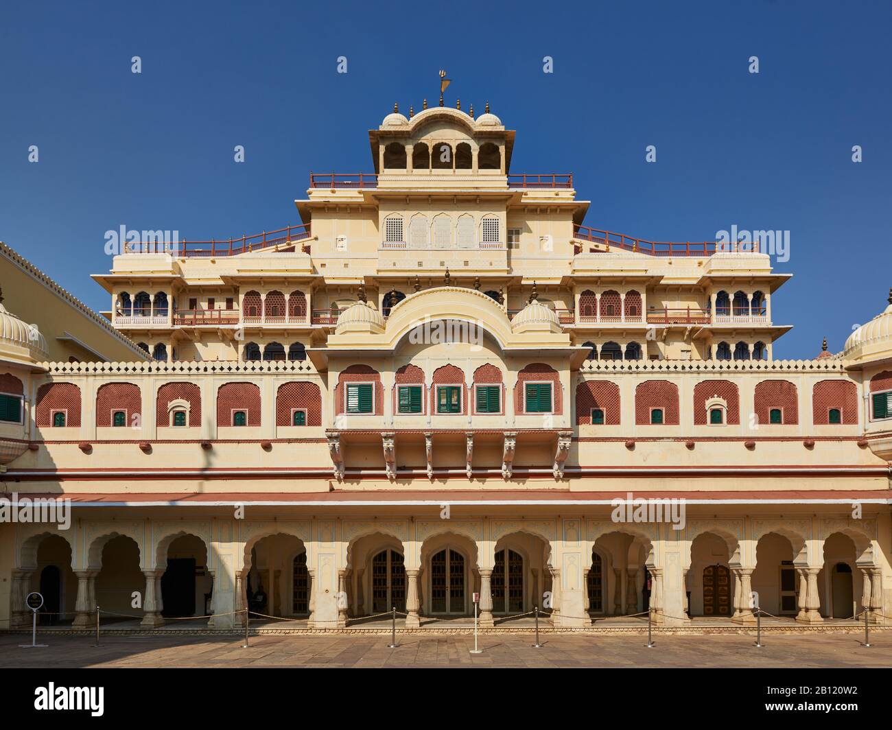 Chandra Mahal im Stadtpalast, Jaipur, Rajasthan, Indien Stockfoto