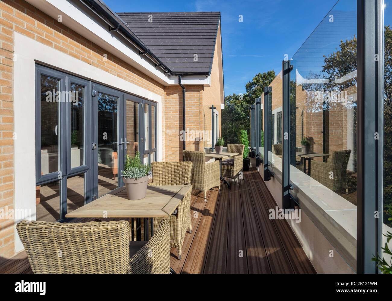 Rivermede Court Care Home in Egham, Surrey. Stockfoto