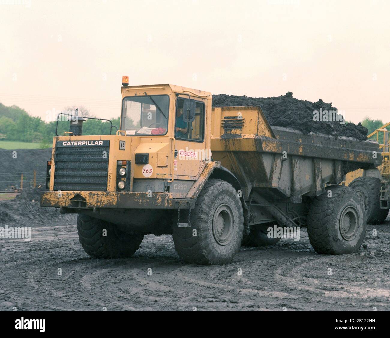 Opencast Mining 1993, West Yorkshire, Nordengland, Großbritannien Stockfoto