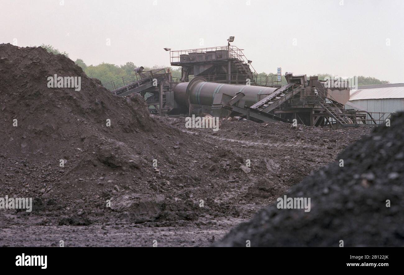Opencast Mining 1993, West Yorkshire, Nordengland, Großbritannien Stockfoto