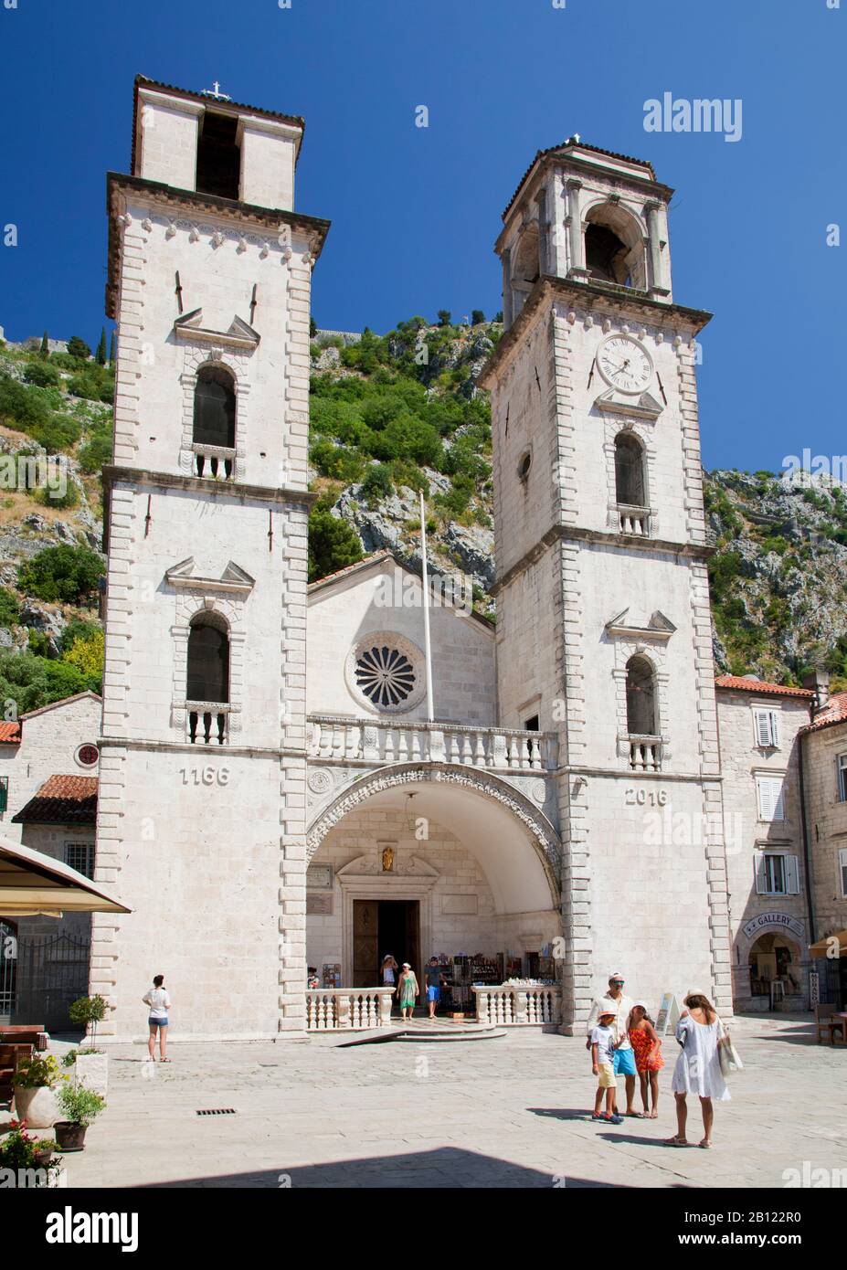 Kathedrale St. Tryphon, Altstadt Von Kotor, Montenegro, Europa Stockfoto