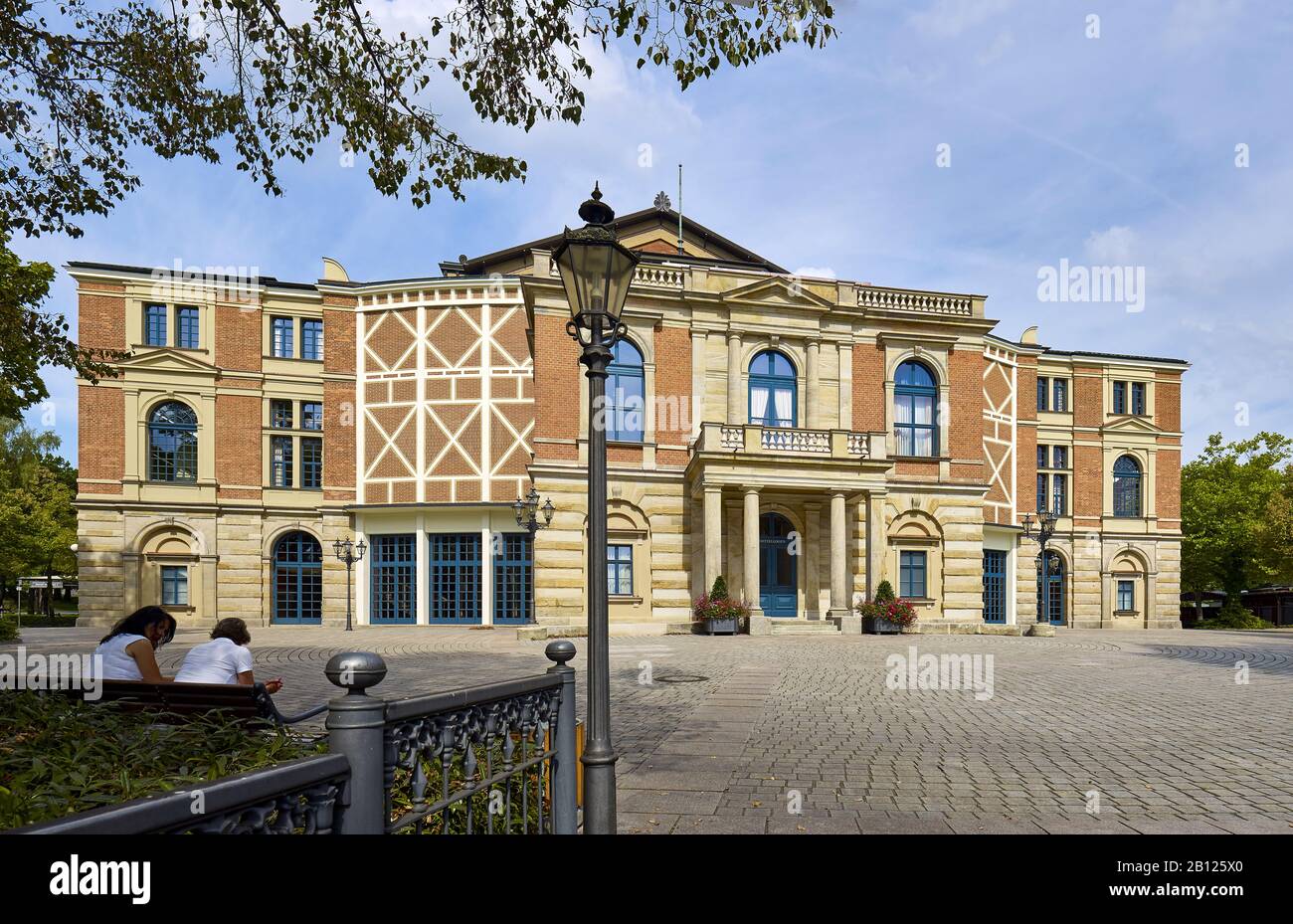 Richard Wagner Festspielhaus in Bayreuth, Oberfranken, Bayern, Deutschland Stockfoto