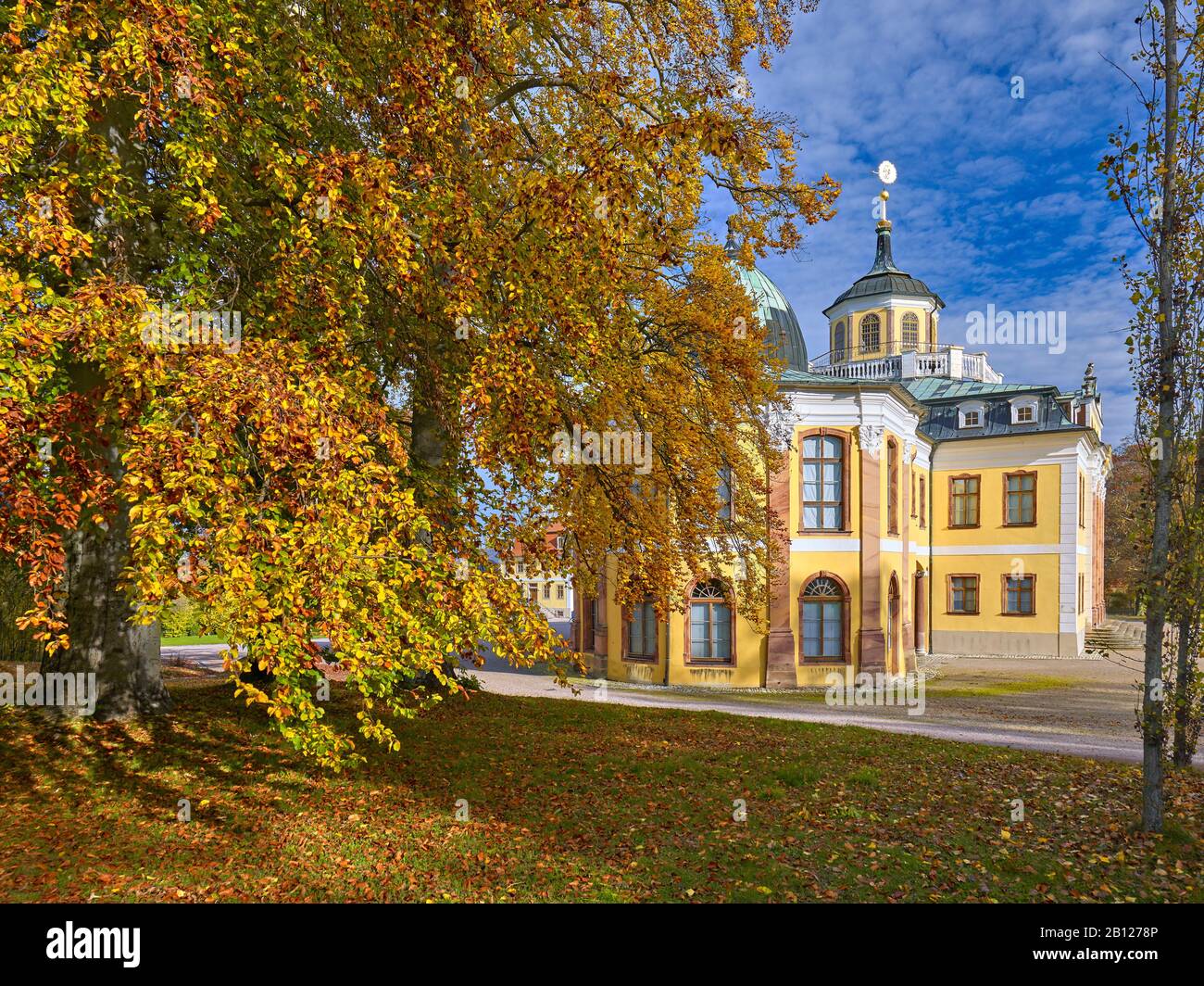Schloss Belvedere bei Weimar, Thüringen, Deutschland, Europa Stockfoto