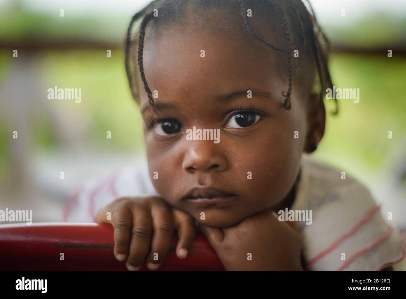 Kinder von Sao Tomé und Príncipe Stockfoto
