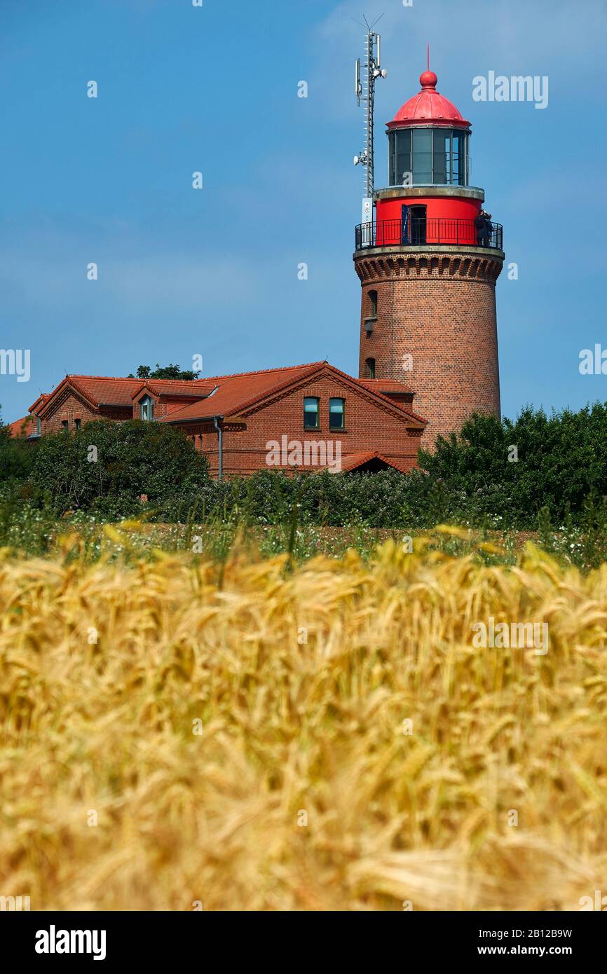 Leuchtturm Buk bei Bastorf, Bezirk Rostock, Mecklenburg-Vorpommern, Deutschland Stockfoto