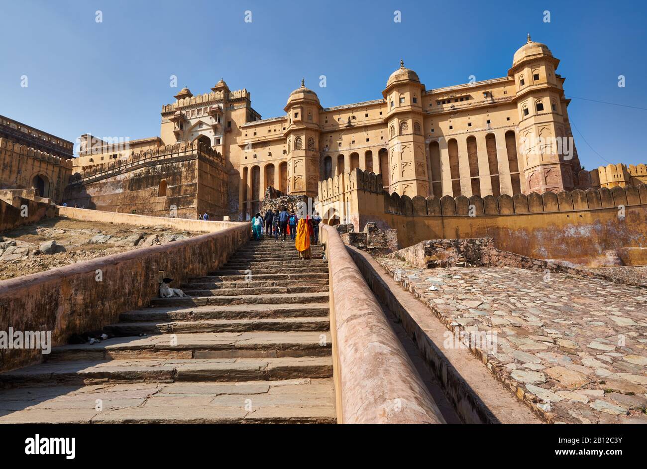 Amer Fort, Jaipur, Rajasthan, Indien Stockfoto