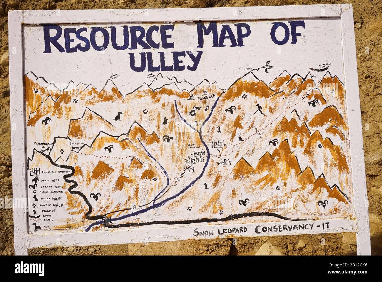 Ulley Valley. Ladakh, Himalaya. Indien Stockfoto