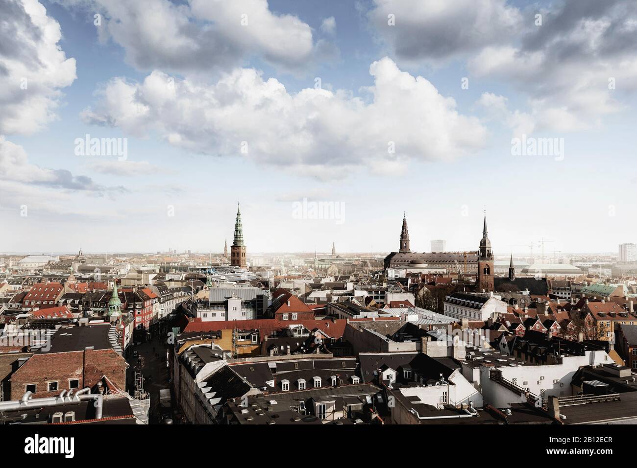 Ansicht von Kopenhagen, Dänemark Stockfoto