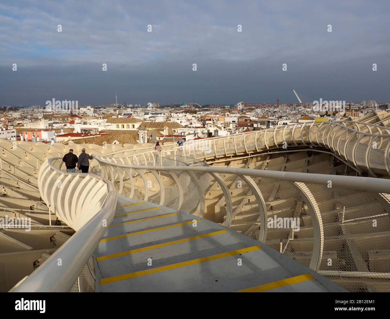 Auf dem Metropol-Sonnenschirm in Sevilla, Spanien Stockfoto