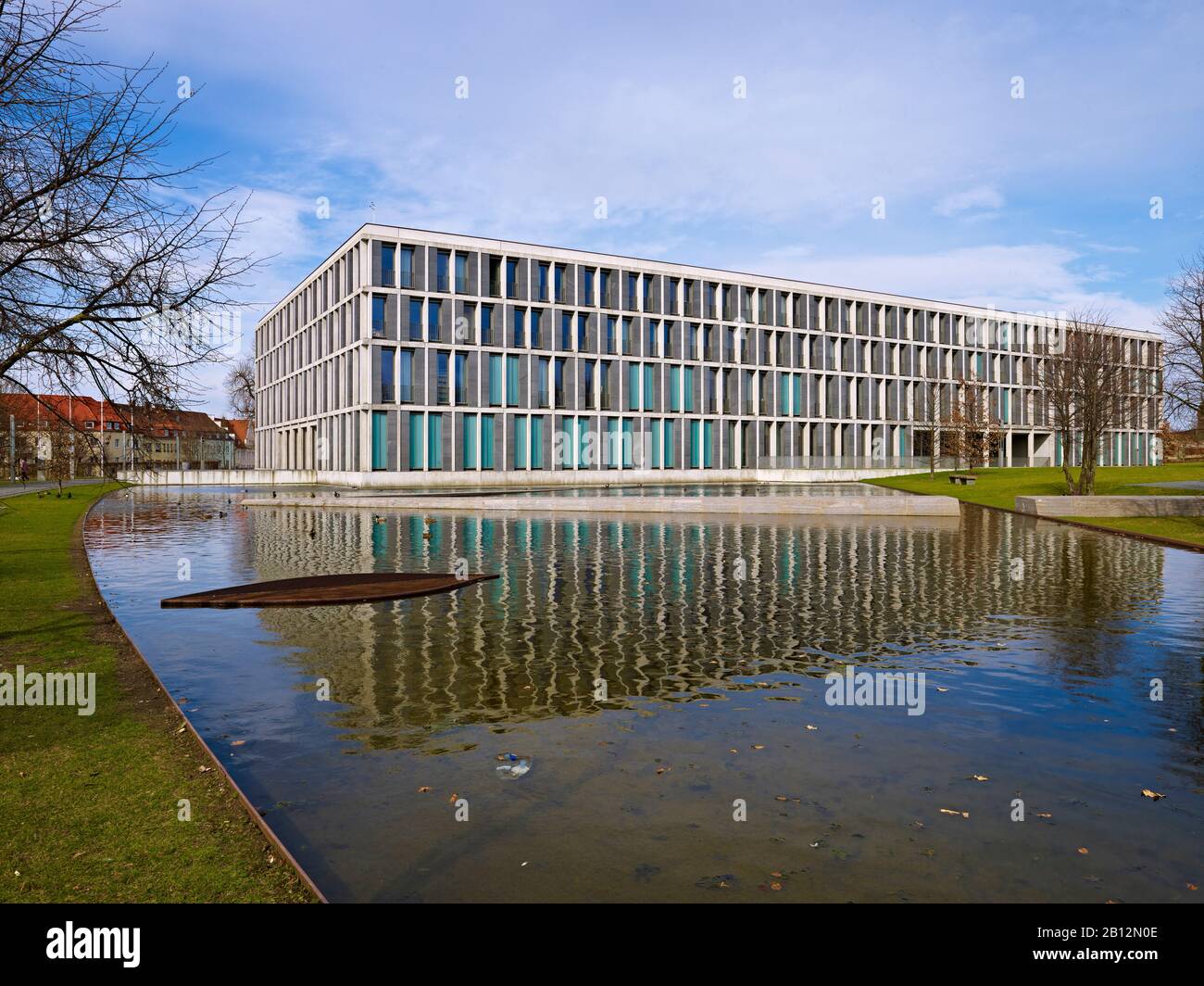 Bundesarbeitsgericht Petersberger Zitadelle, Erfurt, Thüringen, Deutschland Stockfoto