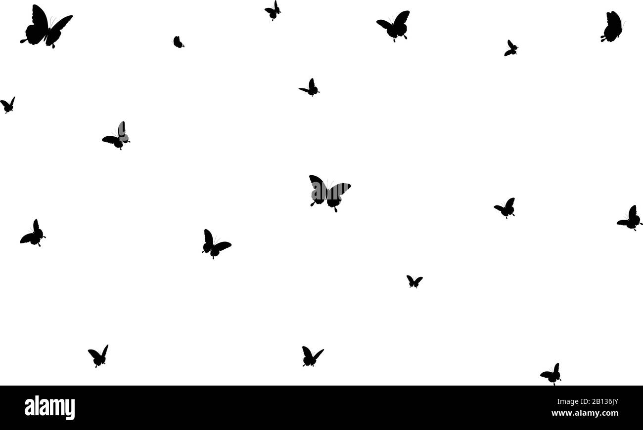 Wunderschöne Schmetterlingsvektoren mit dekorativem Hintergrund. Stock Vektor