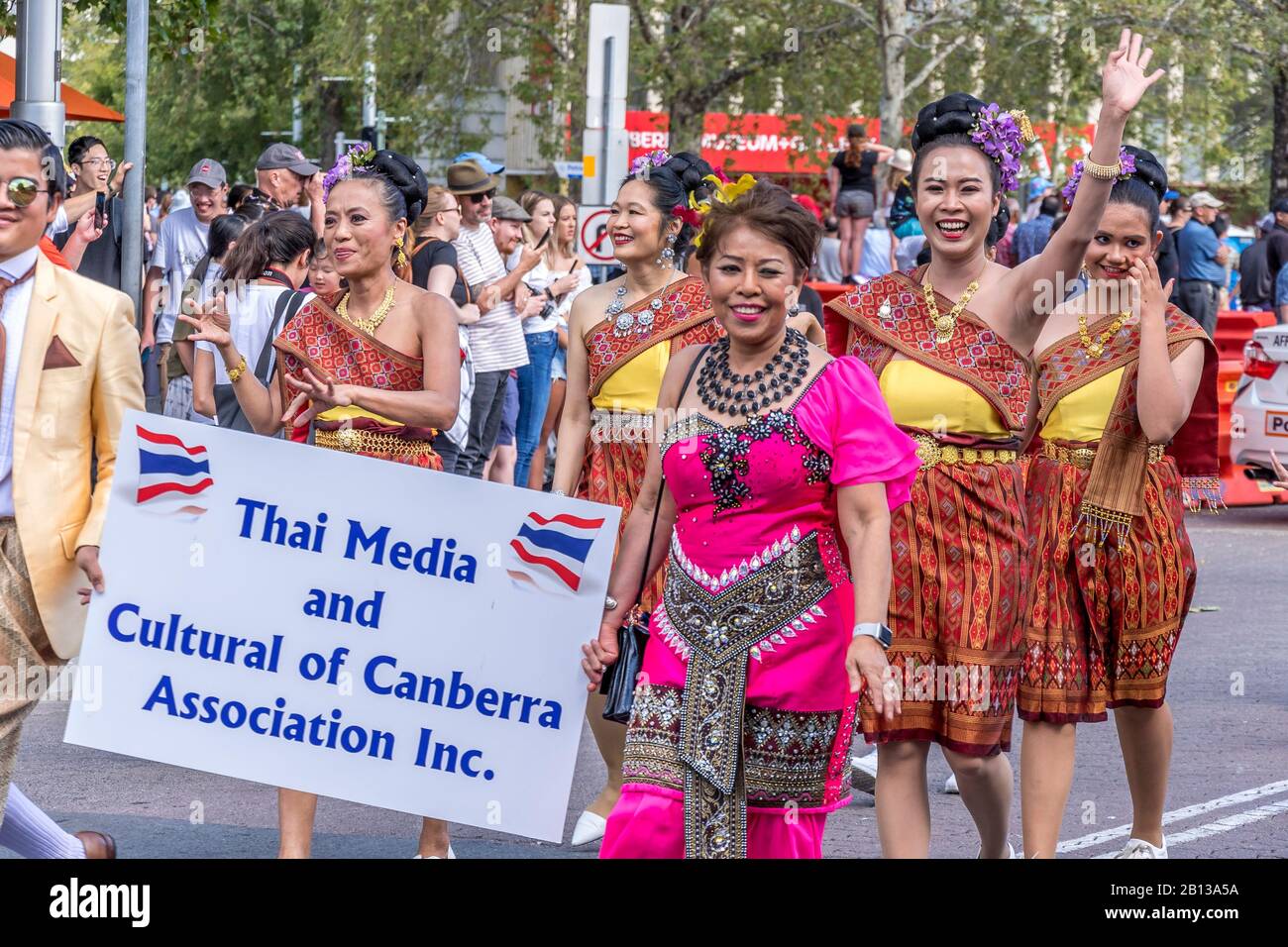 Das jährliche Multi Cultural Festival in Canberra, ACT, Australien. Stockfoto