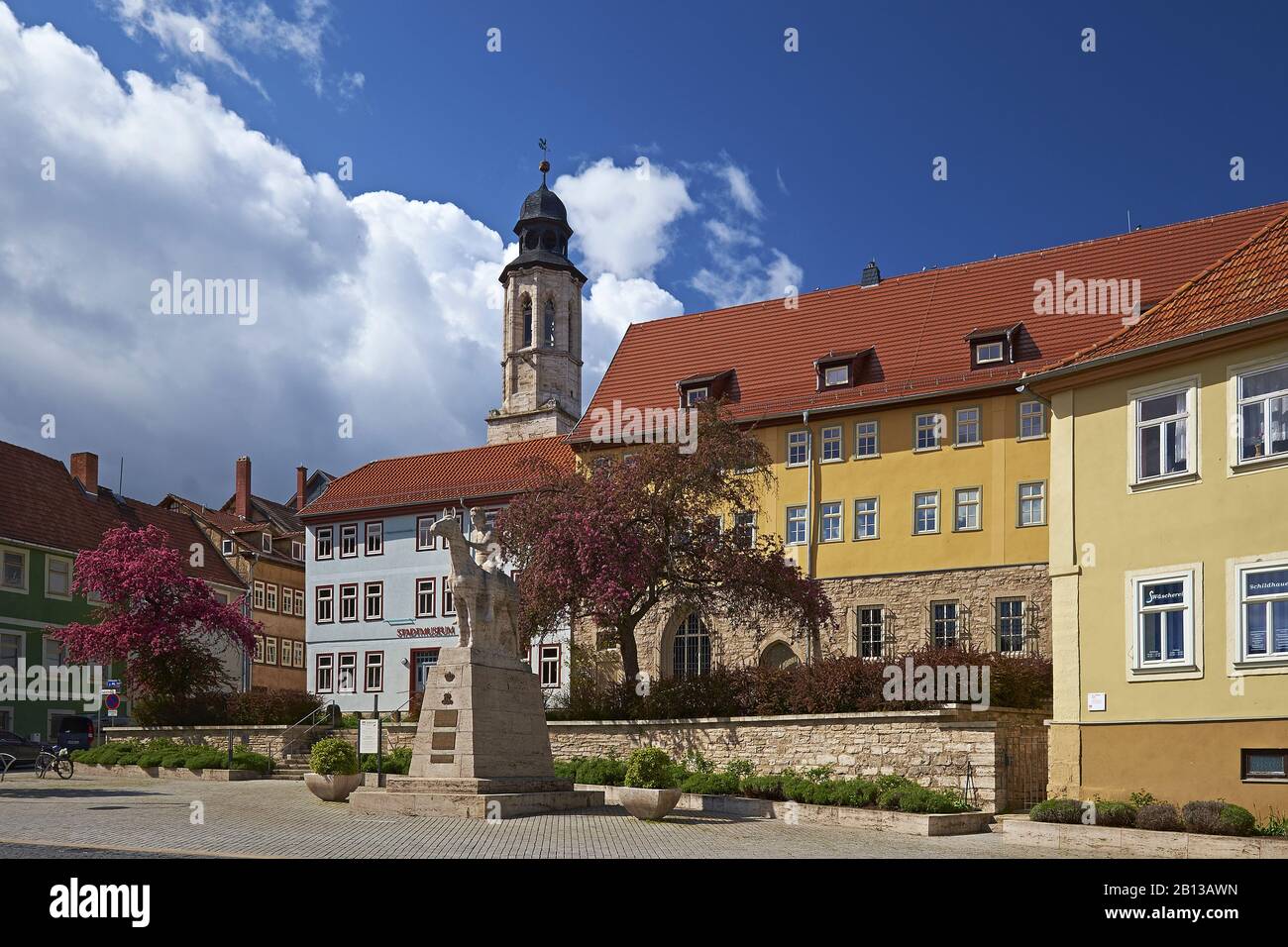 Stadtmuseum im Augustiner-Chorherrenstift in Bad Langensalza, Thüringen, Deutschland, Europa Stockfoto