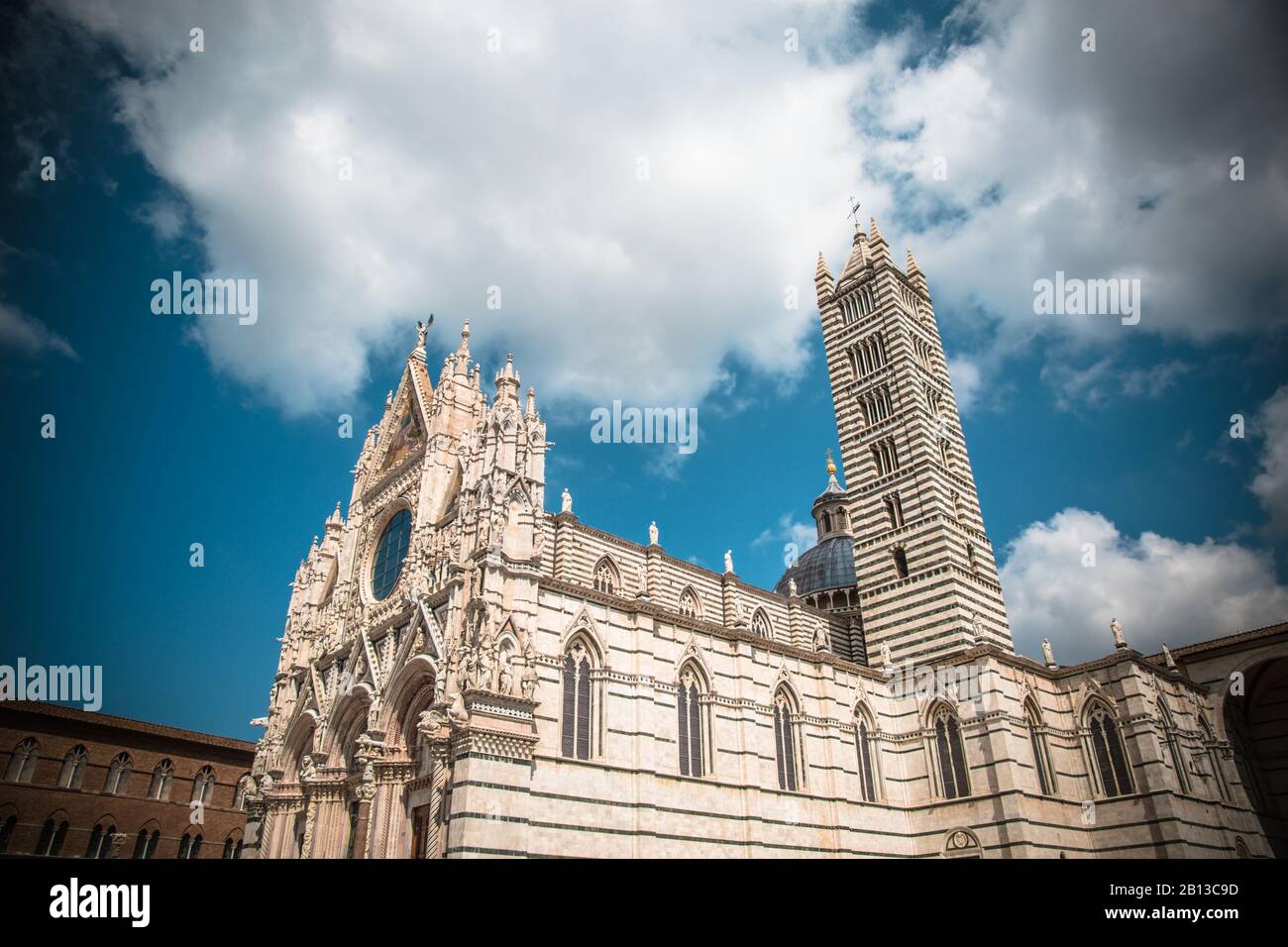 Kathedrale Von Siena/Dom Di Siena, Italien. Kathedrale der heiligen Maria Von Mariä Himmelfahrt Stockfoto