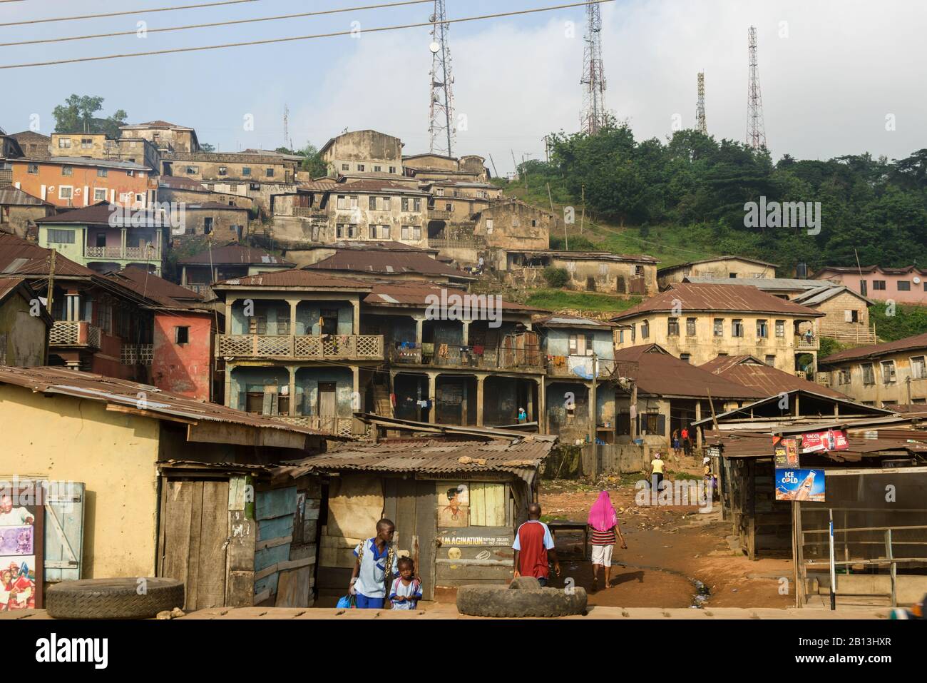 Ibadan Views, Nigeria Stockfoto