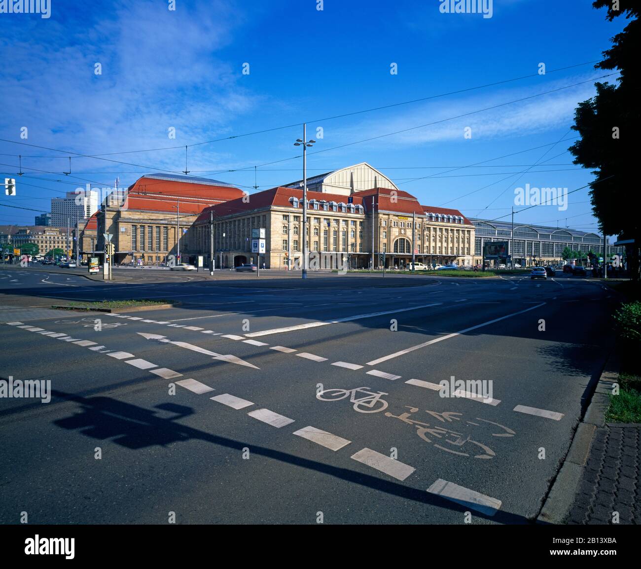 Hauptbahnhof Leipzig, Sachsen, Deutschland Stockfoto