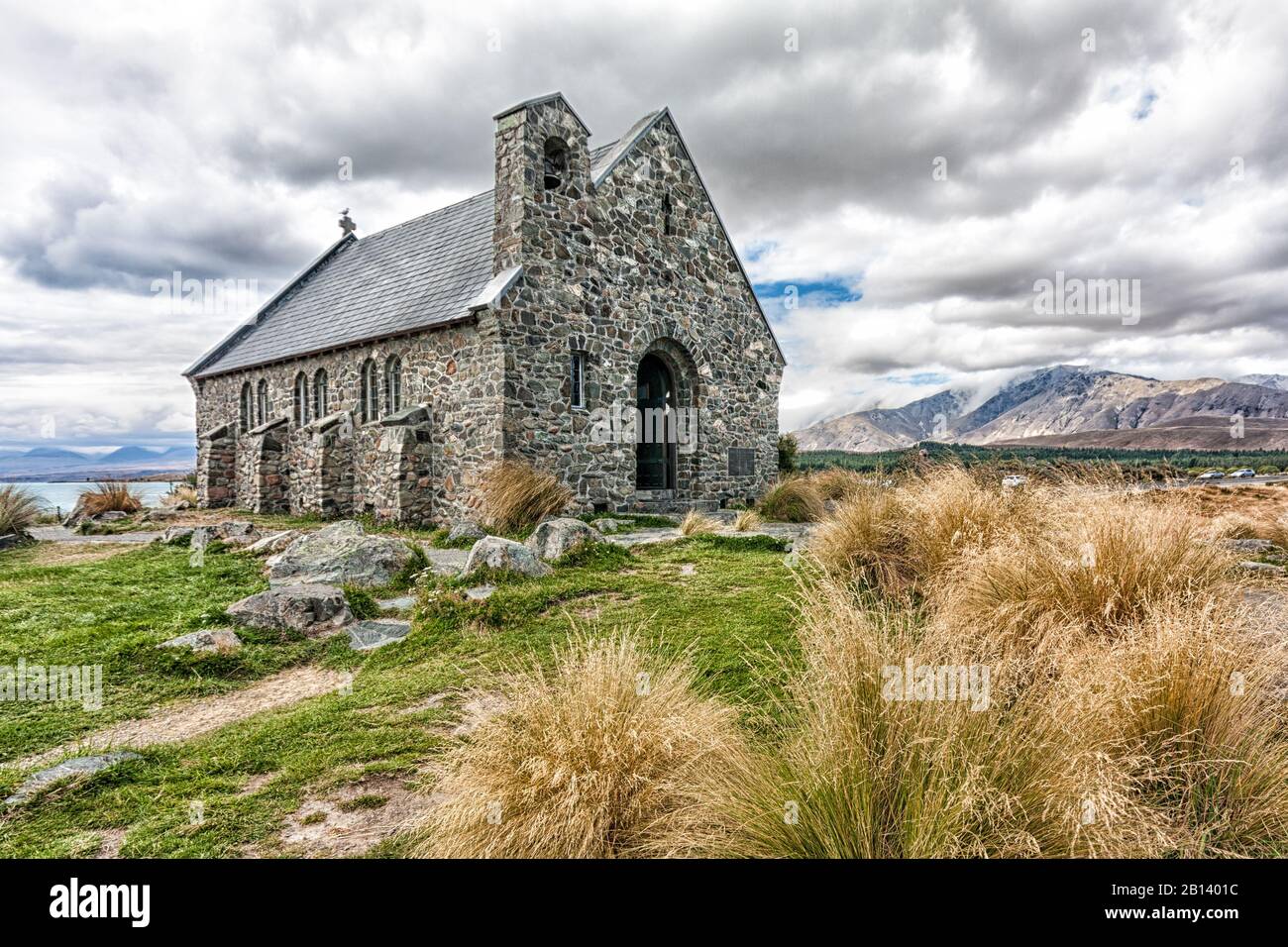 The Church of the Good Shepherd, Lake Tekapo, South Island, Neuseeland Stockfoto