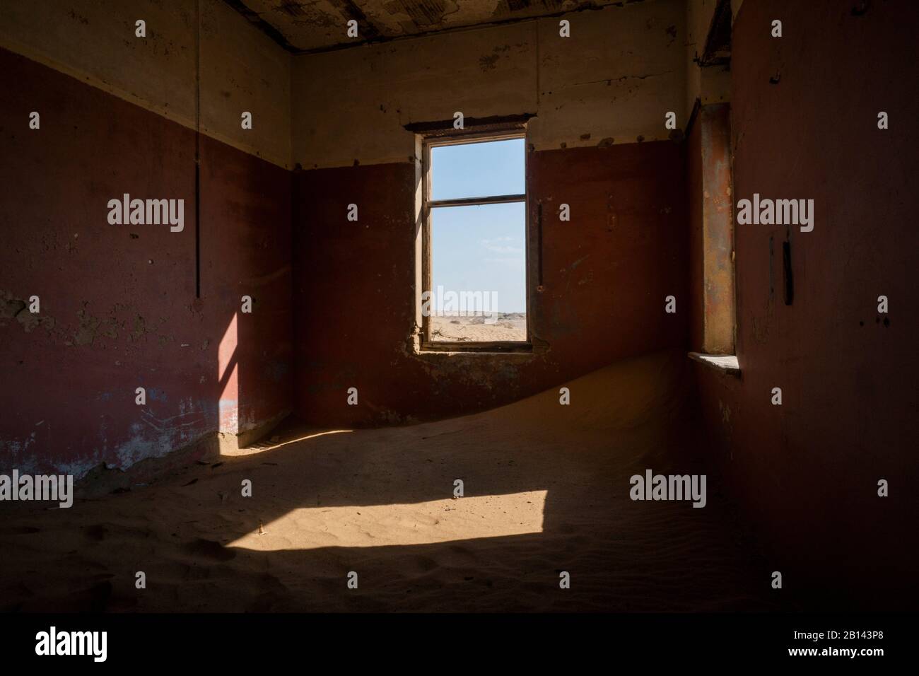 Verlassenes Haus, Kolmannskuppe, Namibia Stockfoto