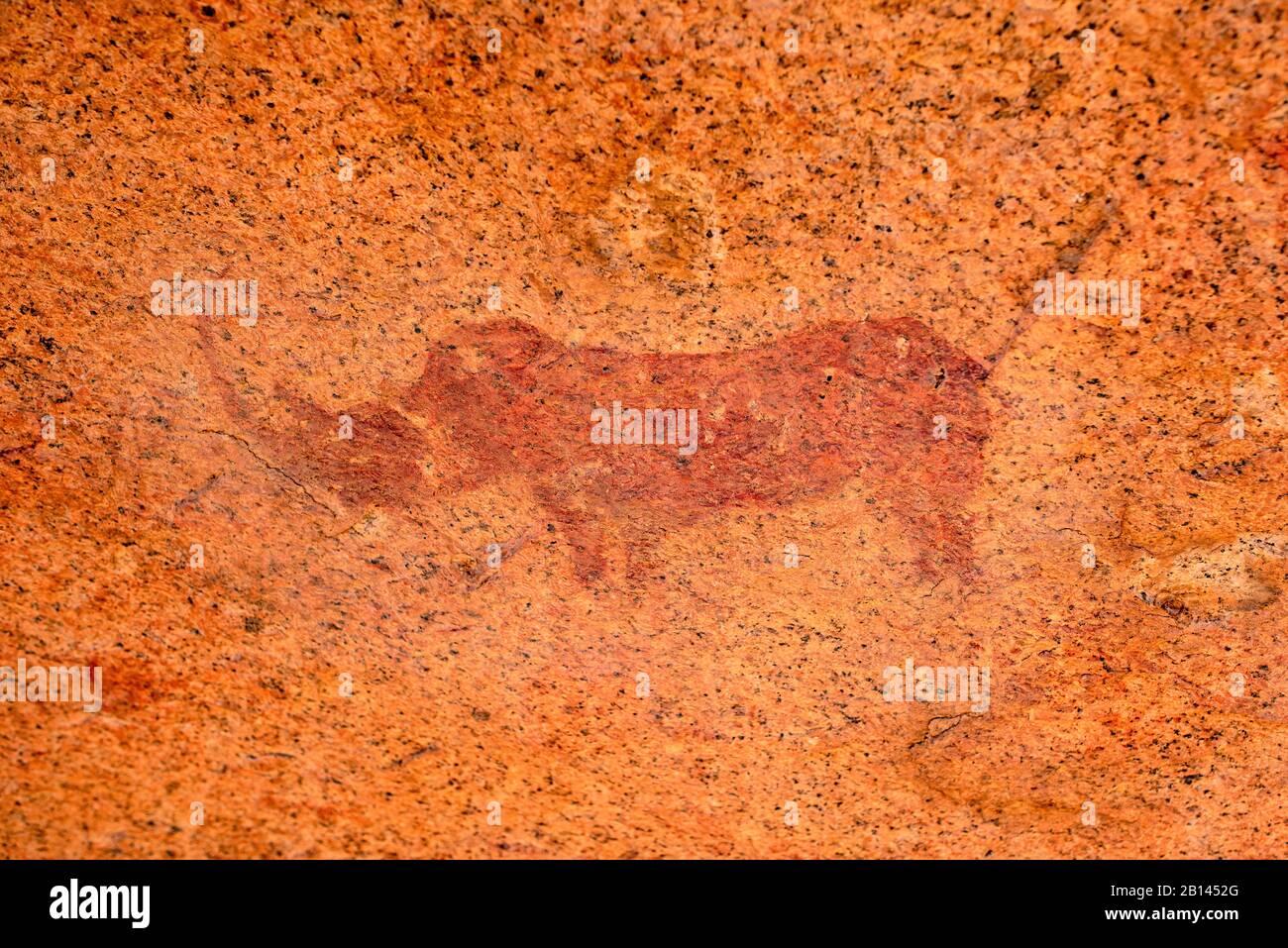 Wandgemälde, Pontok Mountains, Namibia Stockfoto