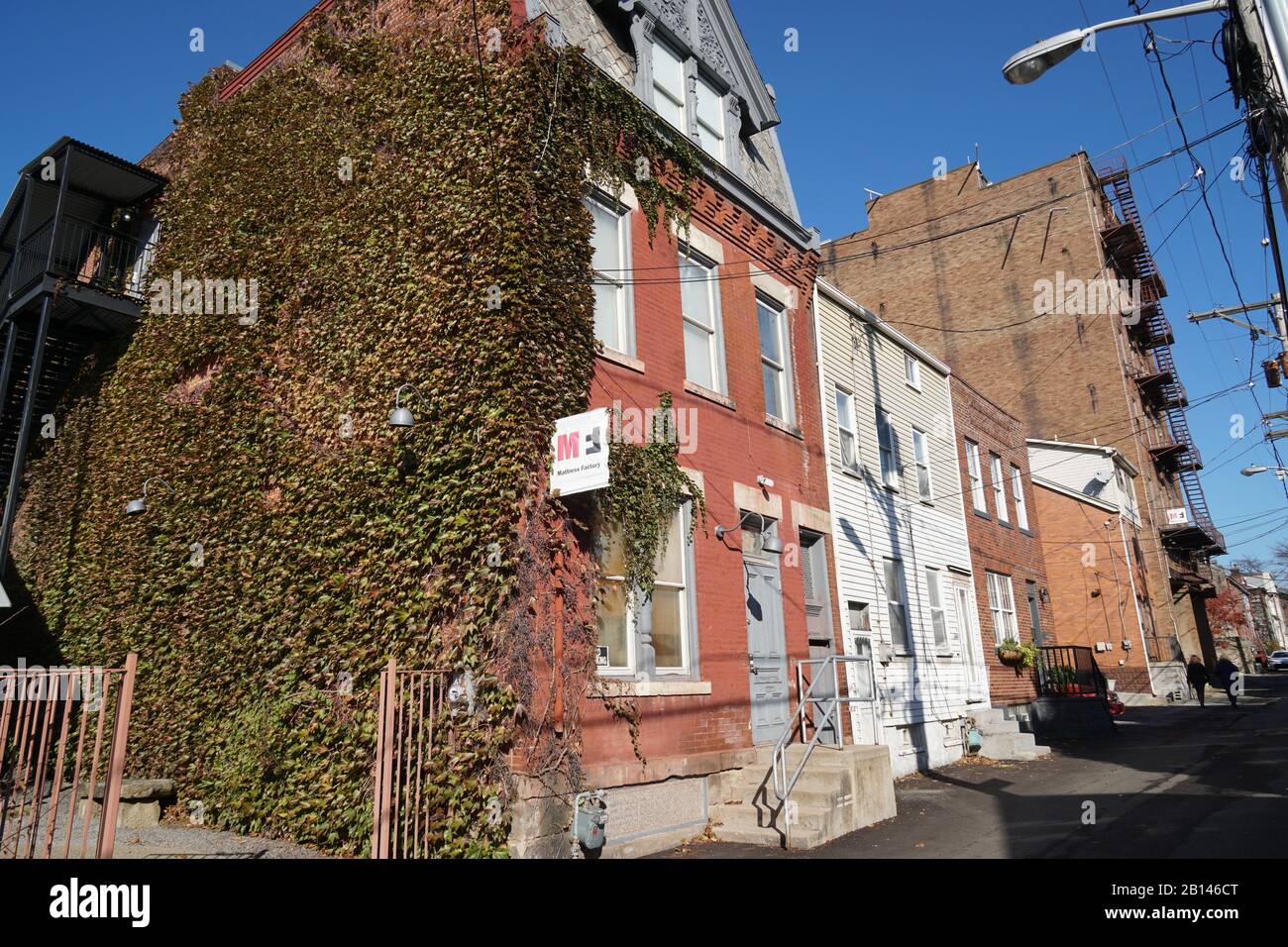 Pittsburgh, Mattress Factory modern Art Museum Stockfoto