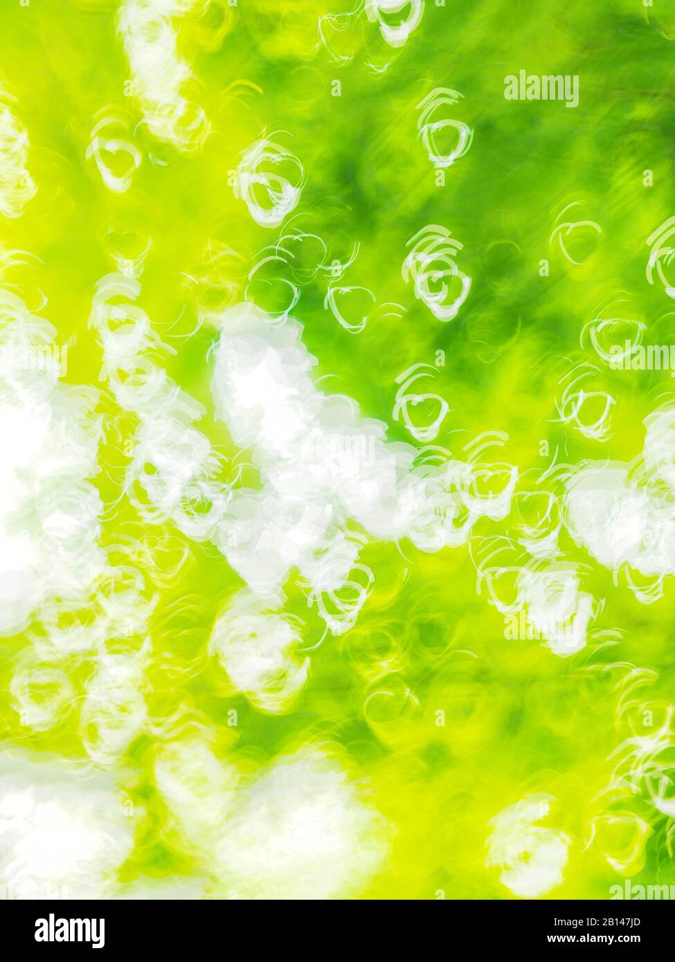 Muster, hell, grün, gelb Stockfoto