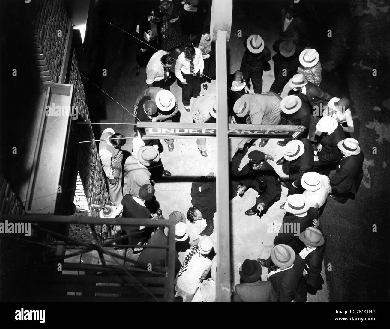 Gangland Street Killing in SCARFACE 1932 Regisseure HOWARD HAWKS und RICHARD ROSSON Roman Armitage Trail Screen Story Ben Hecht Produzent Howard Hughes The Caddo Company/United Artists Stockfoto