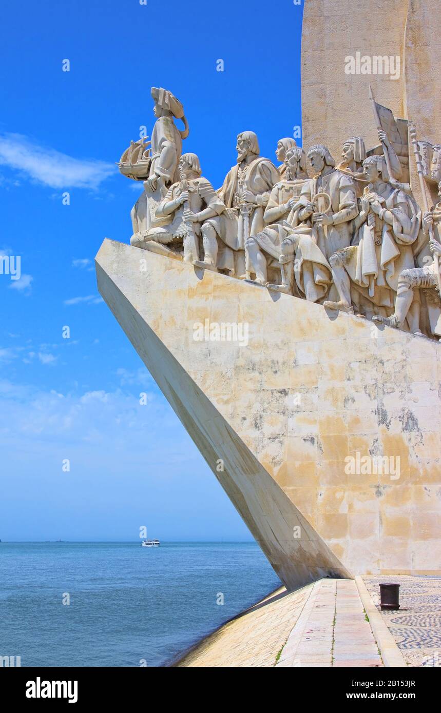 Lissabon Denkmal der Entdeckungen - Lissabonner Denkmal für die Entdeckungen 02 Stockfoto